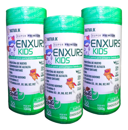 3 Ensure Niños Super Premium - g a $170