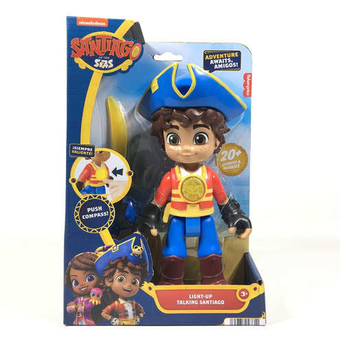 Fisher-price Santiago Of The Seas  Figura Pirata Luz Y Habla