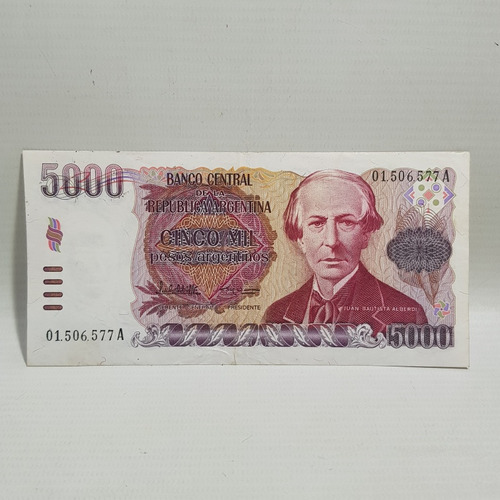 Antiguo Billete Arg 500 Y 1000 Pesos 1984 Lote X 3 Mag 61543 (Usado)