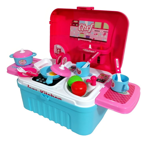 Cocina de juguete Eggy Toys 008-951A/2024 color rosa