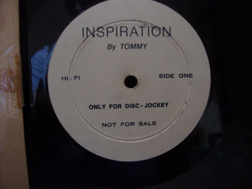 Vinilo Inspiration By Tommy Not For Sale Only For Disc D1