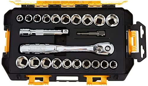 Juego Matraca Y Dados De 1/2 Dewalt, Dwmt73813 23 Pza