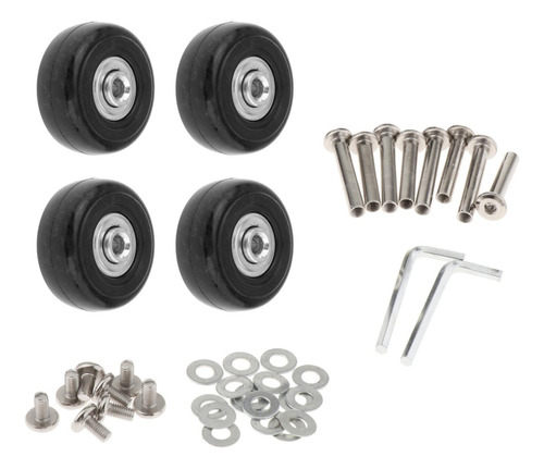 Maleta De Repuesto Ruedas Ejes Equipaje Maleta Kit 45x18mm