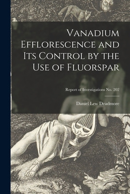 Libro Vanadium Efflorescence And Its Control By The Use O...