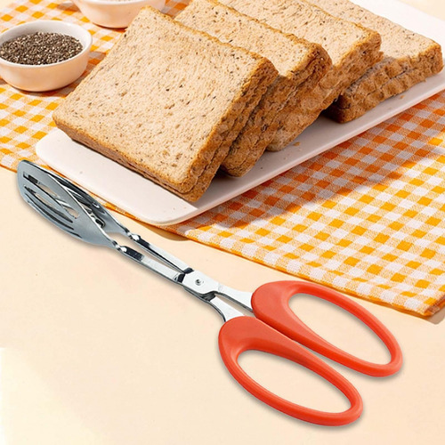 Pinzas De Cocina Pinza Multiusos Para Cabeza Ancha Naranja