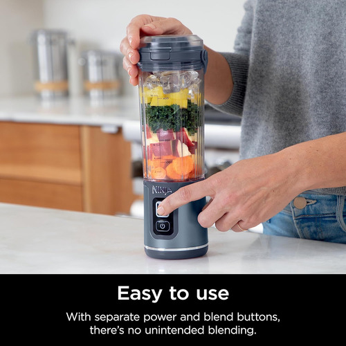 Licuadora Personal Ninja Blast 530ml Usb-c, Azul