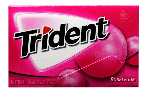 Chiclete Trident Importado Estados Unidos  Bubblegum