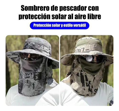 Gorra Solar Unisex Con Protección Uv De 360°