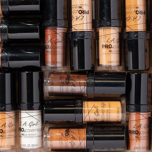 Base Líquida L.a. Girl Pro Coverage Soft Honey 30 Ml