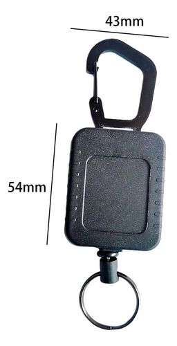 . Carrete De Insignia De Mosquetón Retráctil