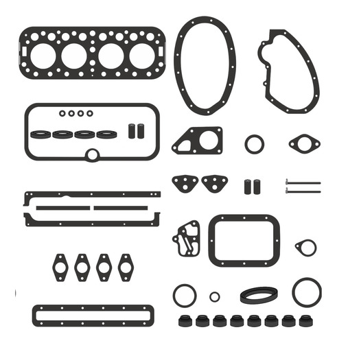 Juntas De Motor - Peugeot 403 - 1600cc - Con Retenes