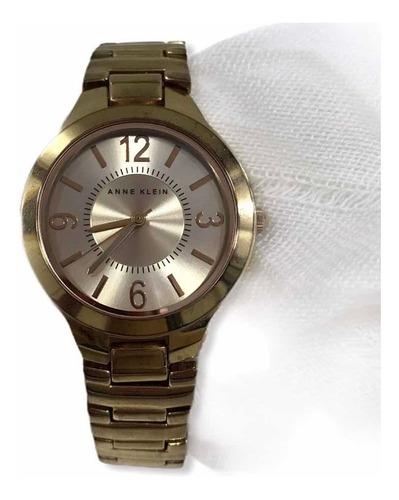Relógio Anne Klein Feminino Dourado Rosê Usado Original Eua