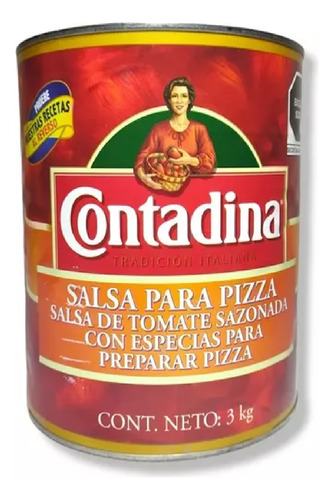 Salsa De Tomate Para Pizza Contadina Italiana 3kg