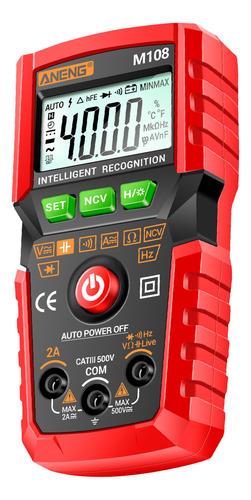 Aneng M108 Multimeter Digital Smart Auto Range 4000 Accounts