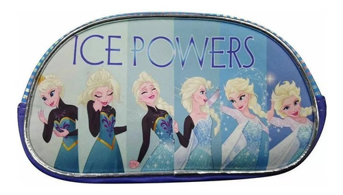 Imagen 2 de 5 de Cartuchera Frozen Elsa Anna 3d 2 Cierres Original