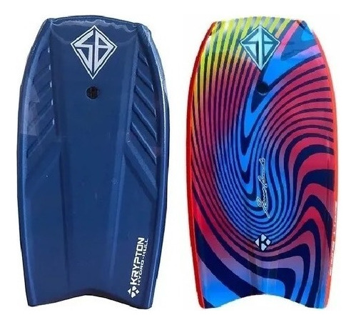 Tabla Bodyboard 42'' Boogie Krypton Scott Burke - Rojo. Color azul