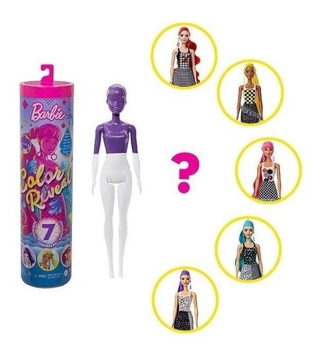 Imagen 2 de 2 de Barbie Color reveal Mattel GWC56