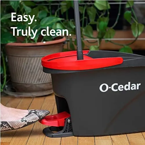 O-cedar Easywring Microfiber Spin Mop & Bucket Sistema De Li
