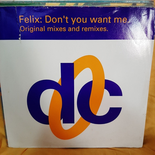 Vinilo Felix Don T You Want Me D2