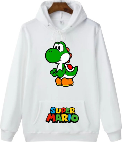 Sacos O Hoodies De Mario Bross- Yoshi Para Niños Y Adultos 
