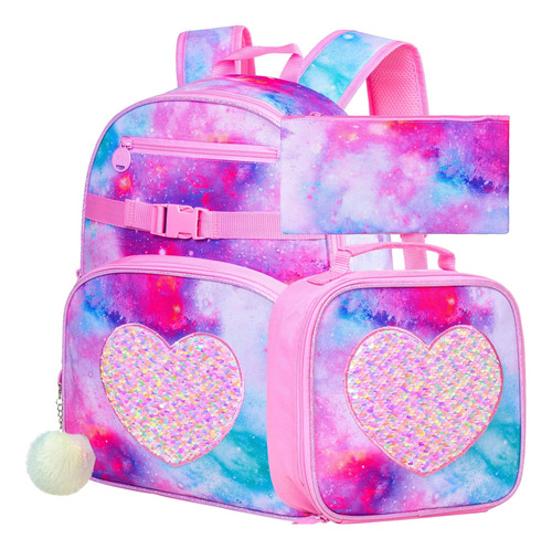 Mochila De Chicas Zlyert 3pcs Mochilas De  Tie Dye Par