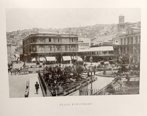 Vistas Chile Valparaiso 1900 Antiguo Libro Fotos Leblanc (Usado)