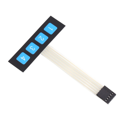 Teclado Membrana 4 Teclas Arduino Raspberry