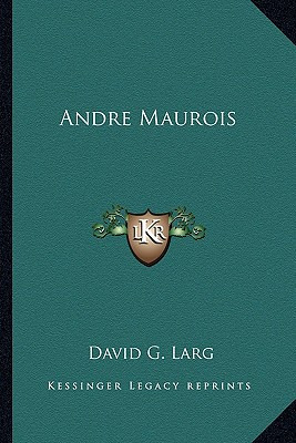Libro Andre Maurois - Larg, David G.