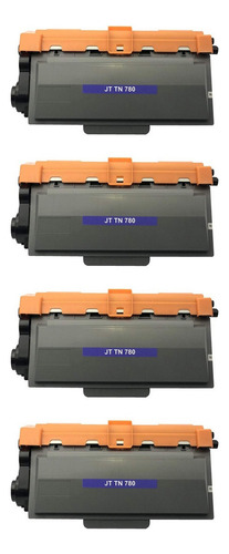 Kit 04 Toner Compatível Tn-3392 Tn-780 P/ Brother 6182dw 6182dwt 8157dn 8712dw 8912dw, 8952dw, 8952dwt 12.000 Cópias Tinta Preto