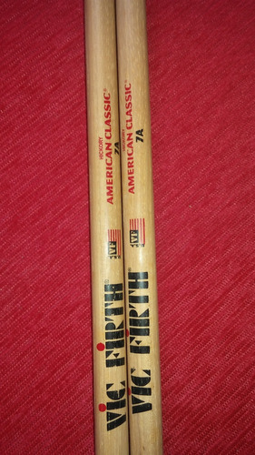 Baqueta Palillo Vic Firth 7a Hickory Punta Madera 