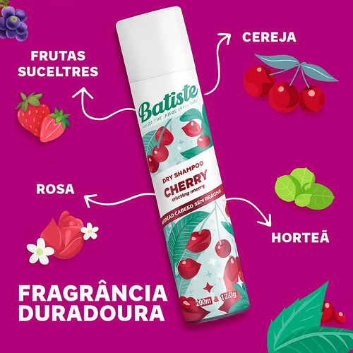 Batiste Cherry Shampoo A Seco 200ml Importado Frete Express