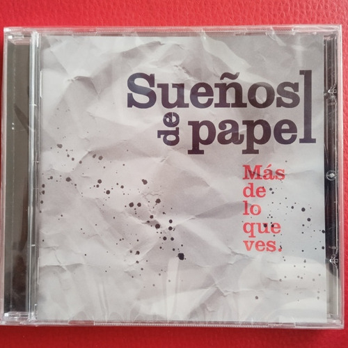 Cd Nuevo Sueños De Papel Más De Lo Que Ves Tz026