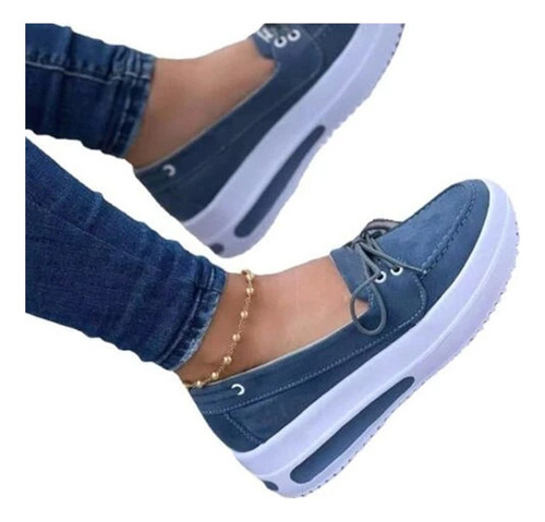 Prima Fashion Women's Comfortable Platform Loafers