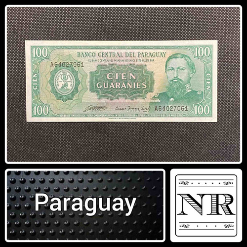 Paraguay - 100 Guaranies - Año 1994 - P #205 - Papel