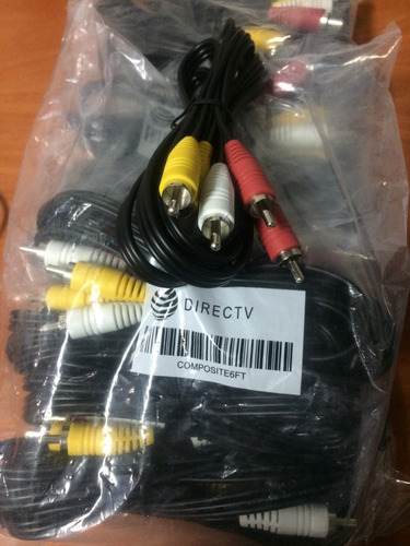 Cable Rca Conectores Macho - Macho (video Y Audio). 