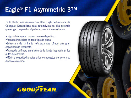 Llanta 235/50r19 Eagle F1 Asymmetric 3 Goodyear 99v