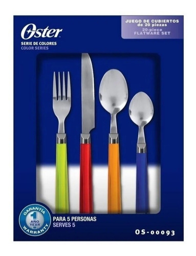 Juego Set Cubiertos Oster