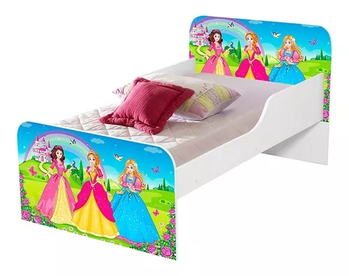 Cama Juvenil - Barbie 012 - 91x79x153