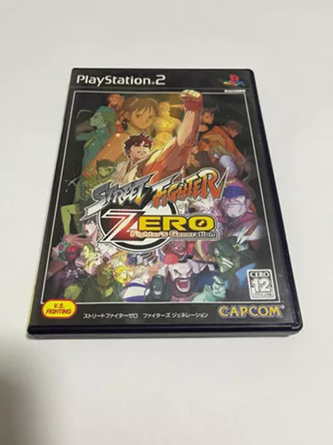 Street Figther Zero Fighters Generation - Ps2 Jogo PlayStation 2