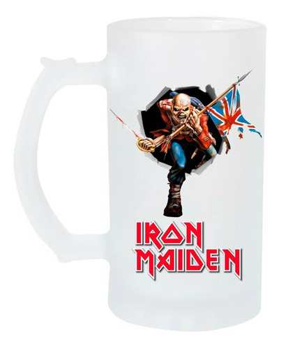 Tarro Cervecero 16oz Iron Maiden Eddie Heavy Metal