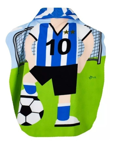 Toalla Tipo Poncho Con Diseños Divertidos Para Niño Niña
