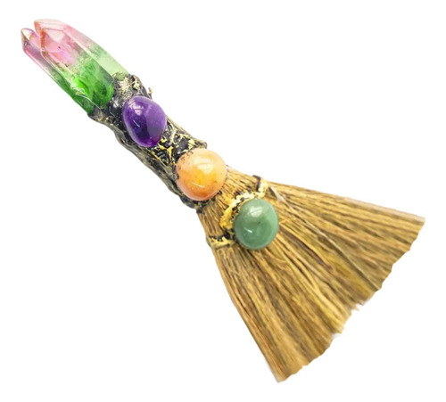 Miniature Broom Fiesta Decorativa Accesorio Multi Color A