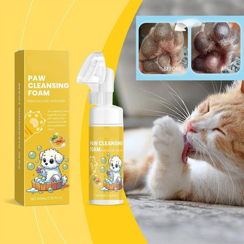 - Espuma Limpiadora Antibacterias For Patas De Perro 100ml