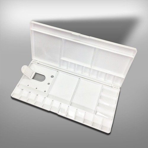 Imagen 1 de 1 de Godet O Paleta De Plastico Para Acuarela De 13*30cms.
