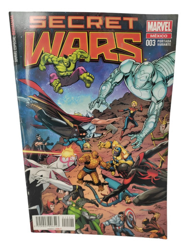 Secret Wars 03 Editorial Televisa Variante