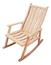 Comprar Mecedora De Madera Descanso Jardin Maternidad Lactancia Vg