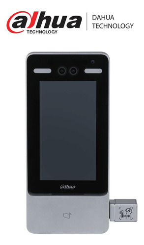 Dahua DHI-ASI7213YO-V3-T0 Control de Acceso con Reconocimiento Facial Con Medición de Temperatura en Muñeca Pantalla Touch de 7 Pulgadas Cámara de 2 MP 50,000 Usuarios