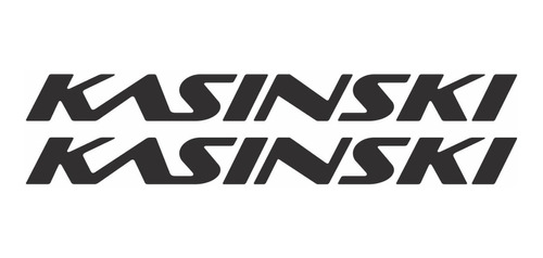 Par Adesivo Emblema Compatível Com Kasinski Resinado Preto