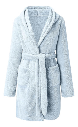 Bata Tipo Kimono De Ducha Con Capucha Para Mujer, Bata De Ba