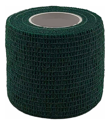 Bandagem Atadura Elástica 5cm X 2mt - Lisa Verde-escuro